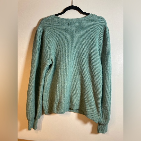 SEAFOAM TEAL GREEN SWEATER XL - Picture 7 of 8